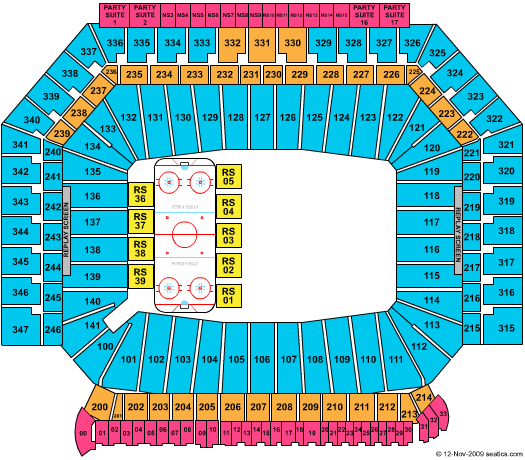 Ford Field Frozen Four Seating Chart